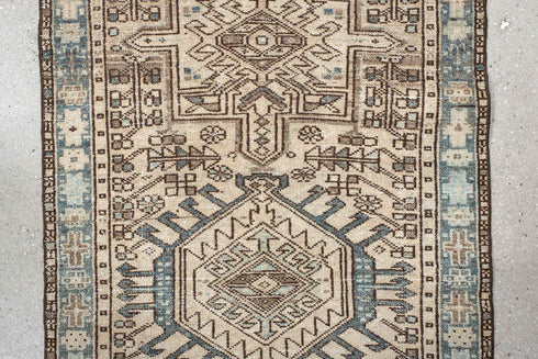 Antique Karaje Runner Rug (2' x 11')